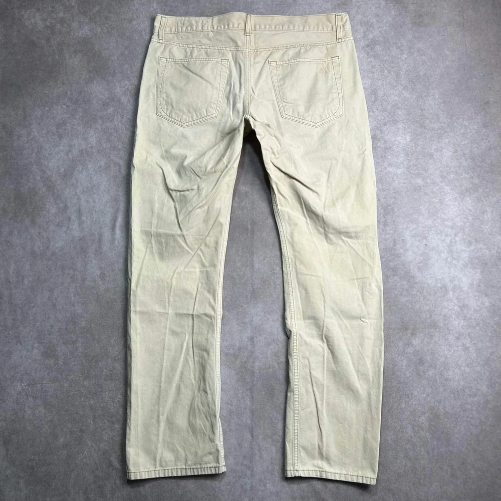 Rag & Bone RB 15X Slim Straight Tan Khaki Tailored Workwear Pants Mens 33 - Picture 5 of 10